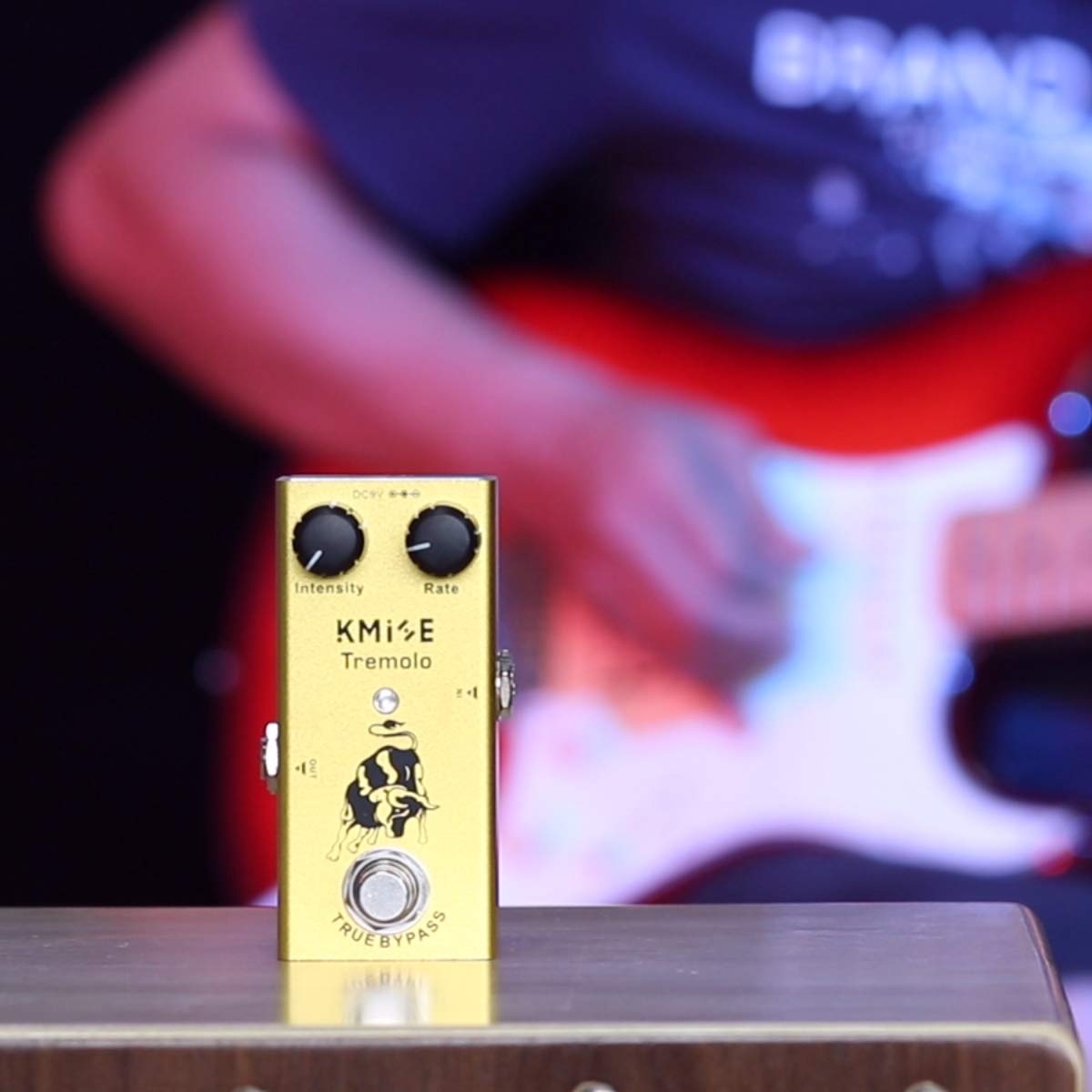 lotmusic Pedal de efectos de guitarra eléctrica Mini tipo único DC 9V True Bypass (Tremolo)