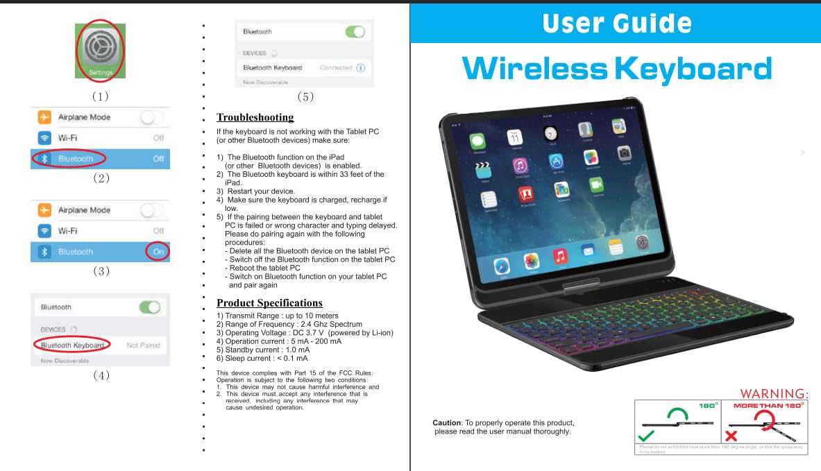 Funda con Teclado ProCase iPad Air 11" y 10.9"