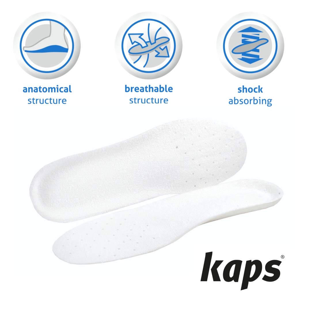 Plantillas Anatómicas Kaps Sport Blanco Absorbentes para Hombre