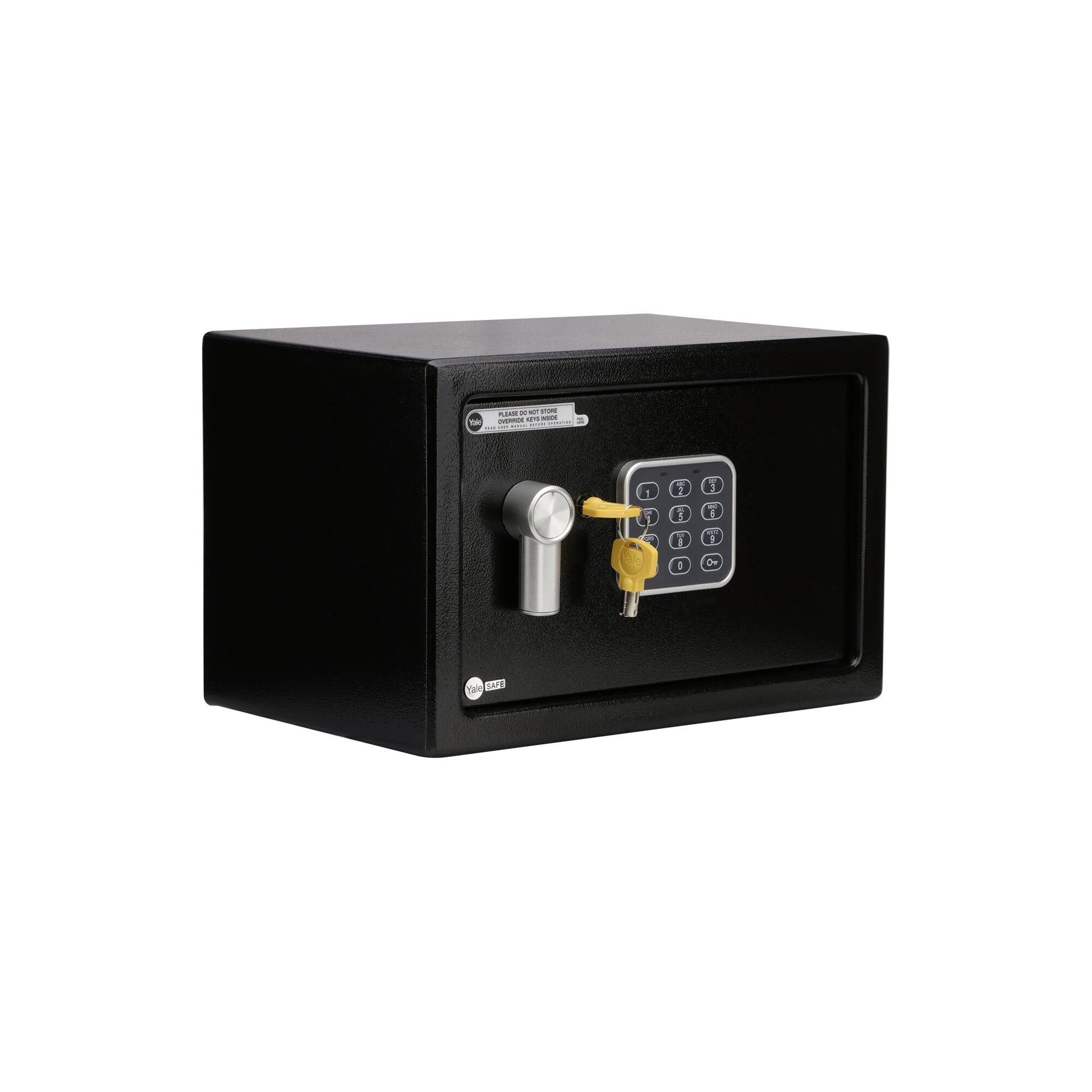 Caja Fuerte Digital Electrónica Yale Negra Compacta 20 x 20 x 31 cm