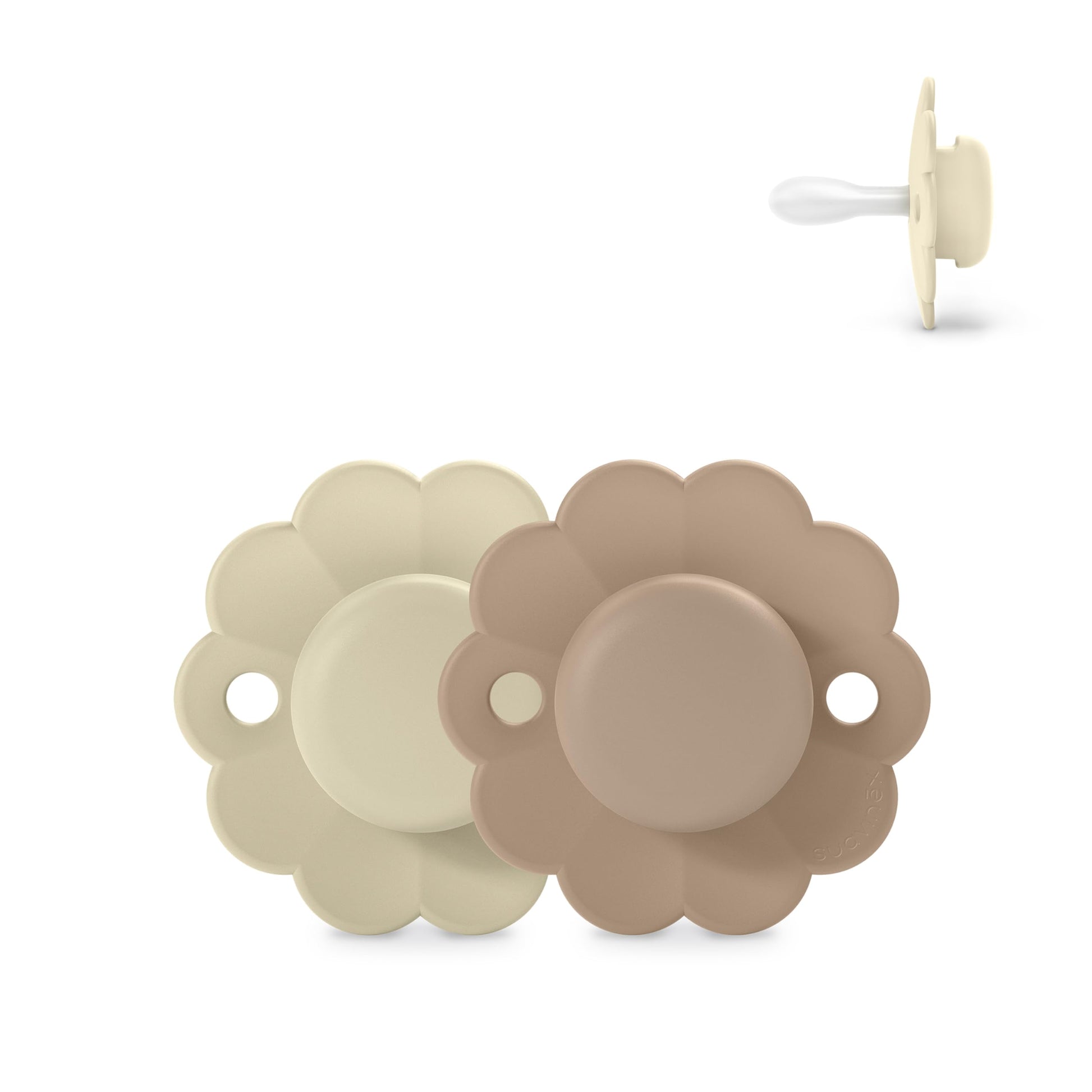 Chupete Silicona Suavinex Ocre Pack de 2 para 0-6 Meses