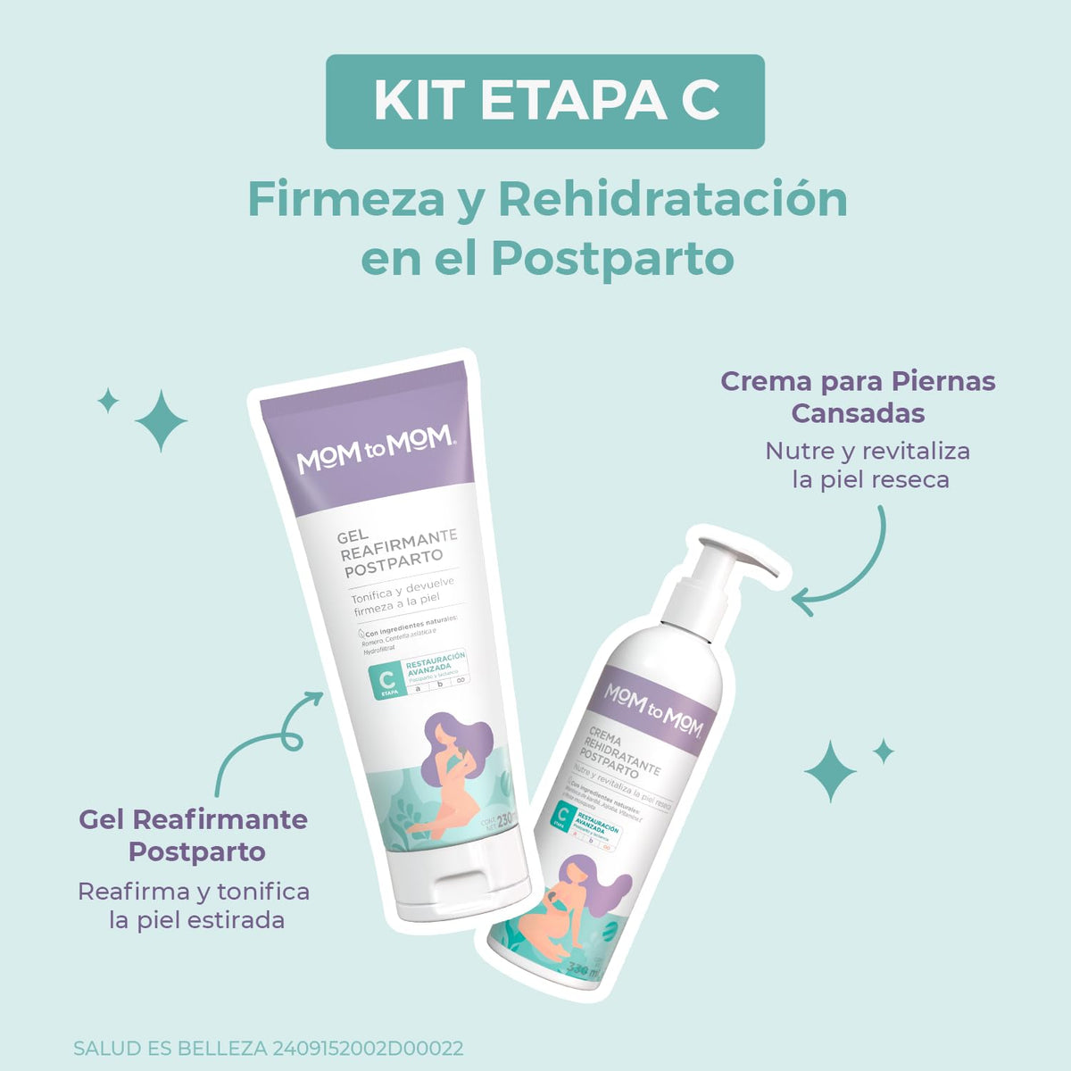 MOM to MOM Kit Firmeza y Rehidratación Postparto