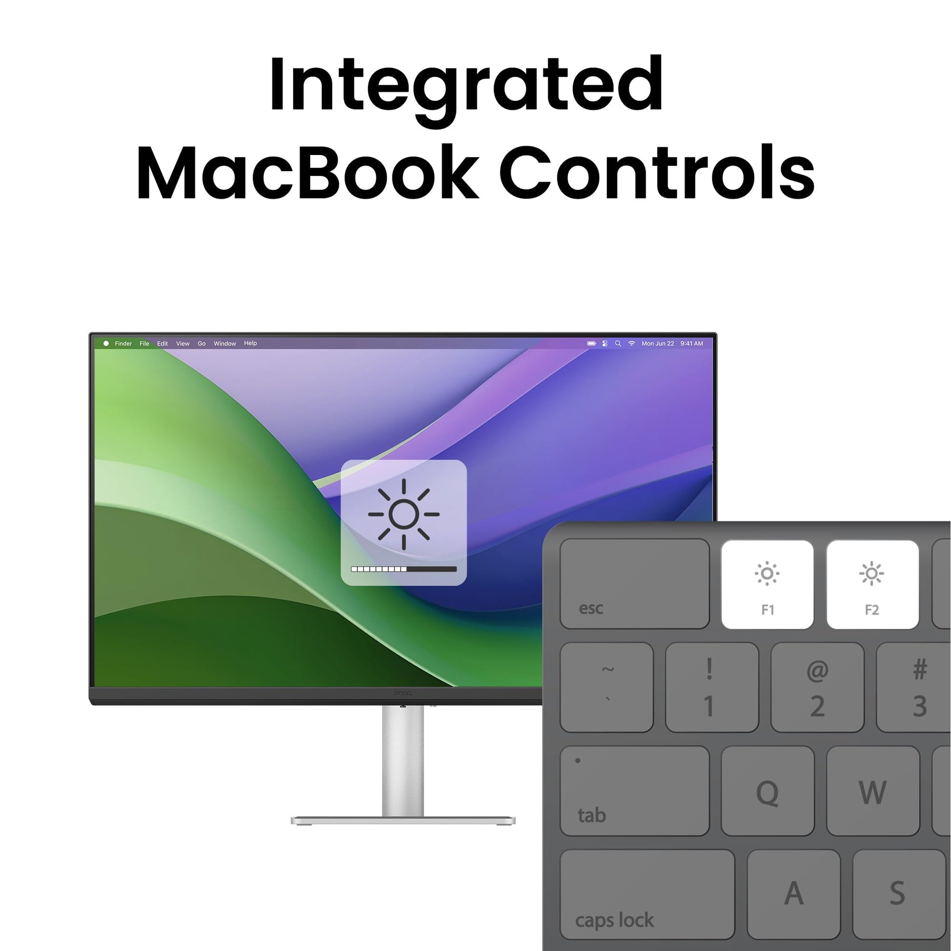 BenQ Monitor 27 Ma270u, para Macbook 4k, Uhd, con Mac Colors