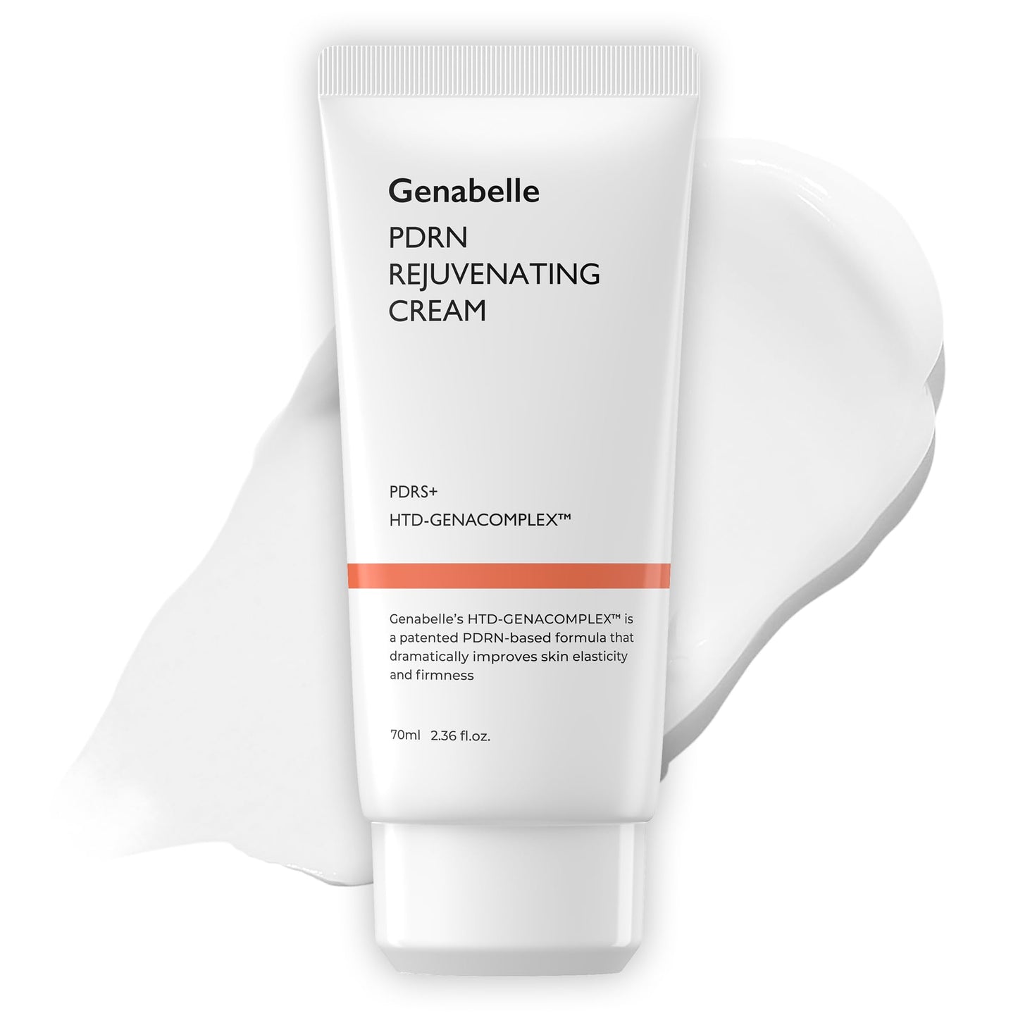 yeeyzzGenabelle PDRN Rejuvenating Cream - Non-Greasy Lightweight Moisturizer with PDRN, CICA, Hyaluronic Acid, Helps Nourish, Hydrate, & Soothe Skin, 2.36 fl.oz
