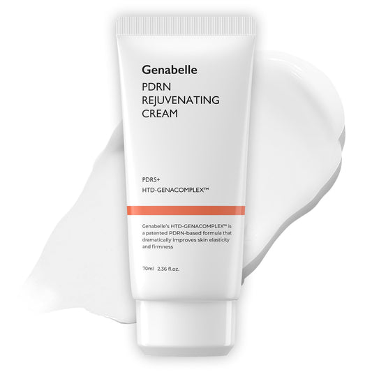 yeeyzzGenabelle PDRN Rejuvenating Cream - Non-Greasy Lightweight Moisturizer with PDRN, CICA, Hyaluronic Acid, Helps Nourish, Hydrate, & Soothe Skin, 2.36 fl.oz