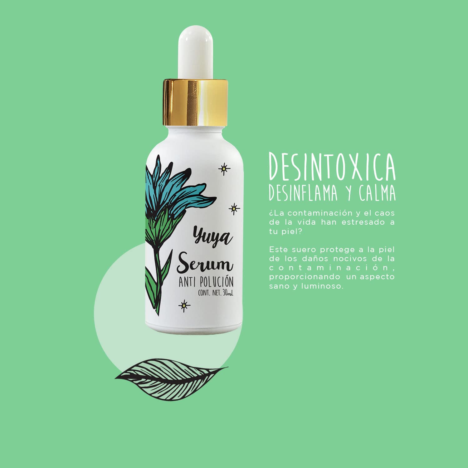 Yuya - Republic Cosmetics Serum Anti Polución Basado en Cosmética Coreana 30 ml