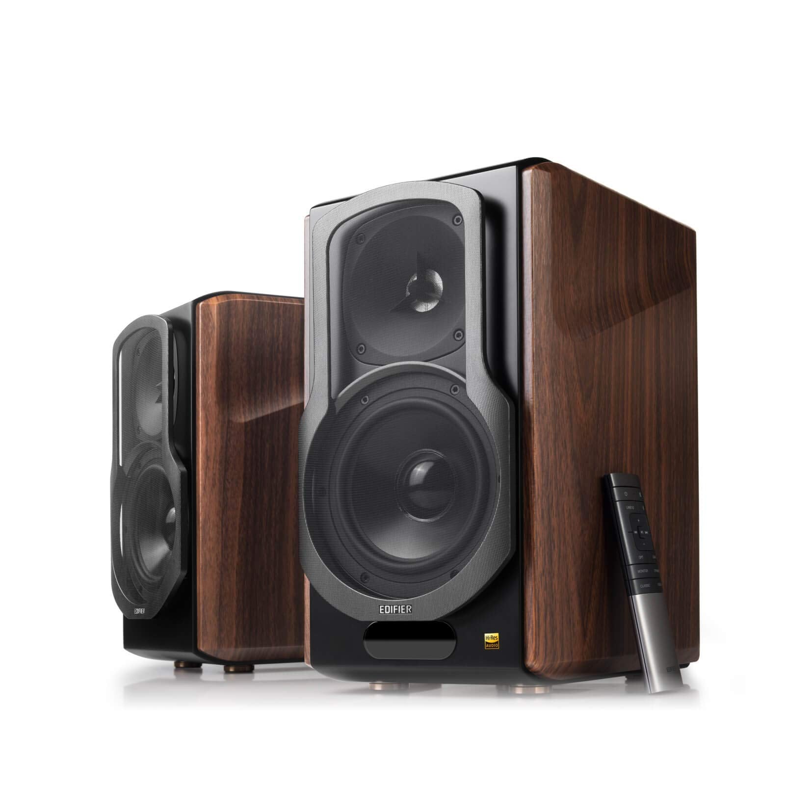 Edifier S2000MKIII Altavoces Bluetooth de estantería 2.0 con Bluetooth - Altavoces de Monitor de Estudio de 130 W para audiófilos con Entrada inalámbrica, Entrada de línea y Entrada óptica
