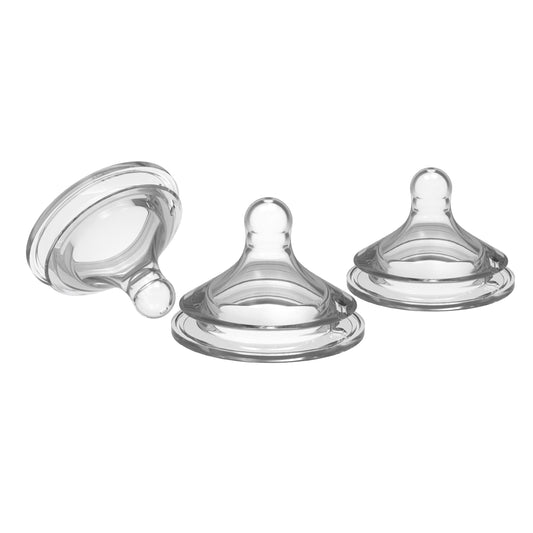 MUM TO MUM Pezones de caudal "+" para más de 12 meses, paquete de 3