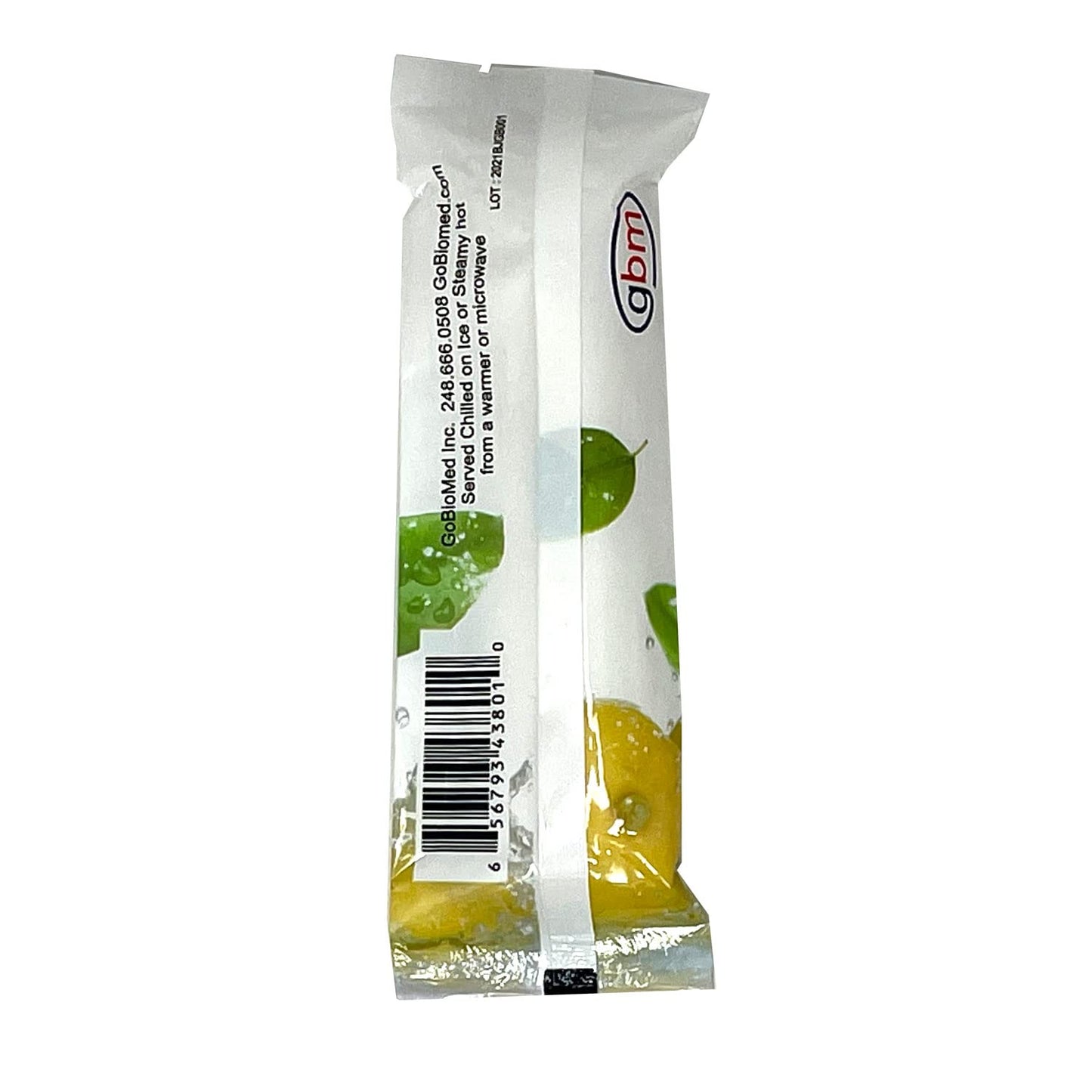 GBM Asheva - Toalla refrescante de algodón húmedo envuelta individualmente de 8 x 9 pulgadas (limón, 10 unidades)