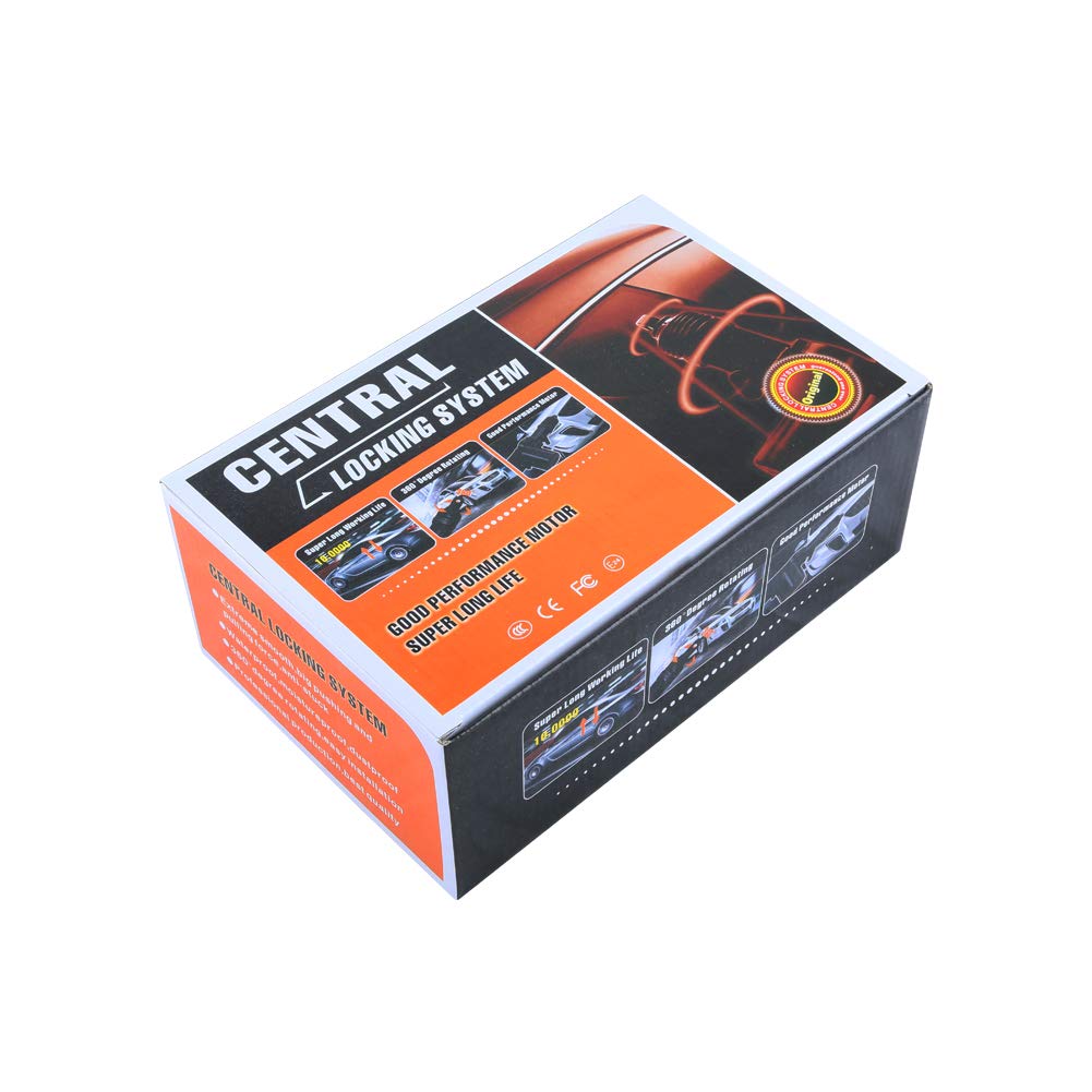 Sistema de Bloqueo de Puerta Central Easyguard CL13 Negro con 4 Actuadores de Cerradura 1 Master 3 Esclavos DC12V