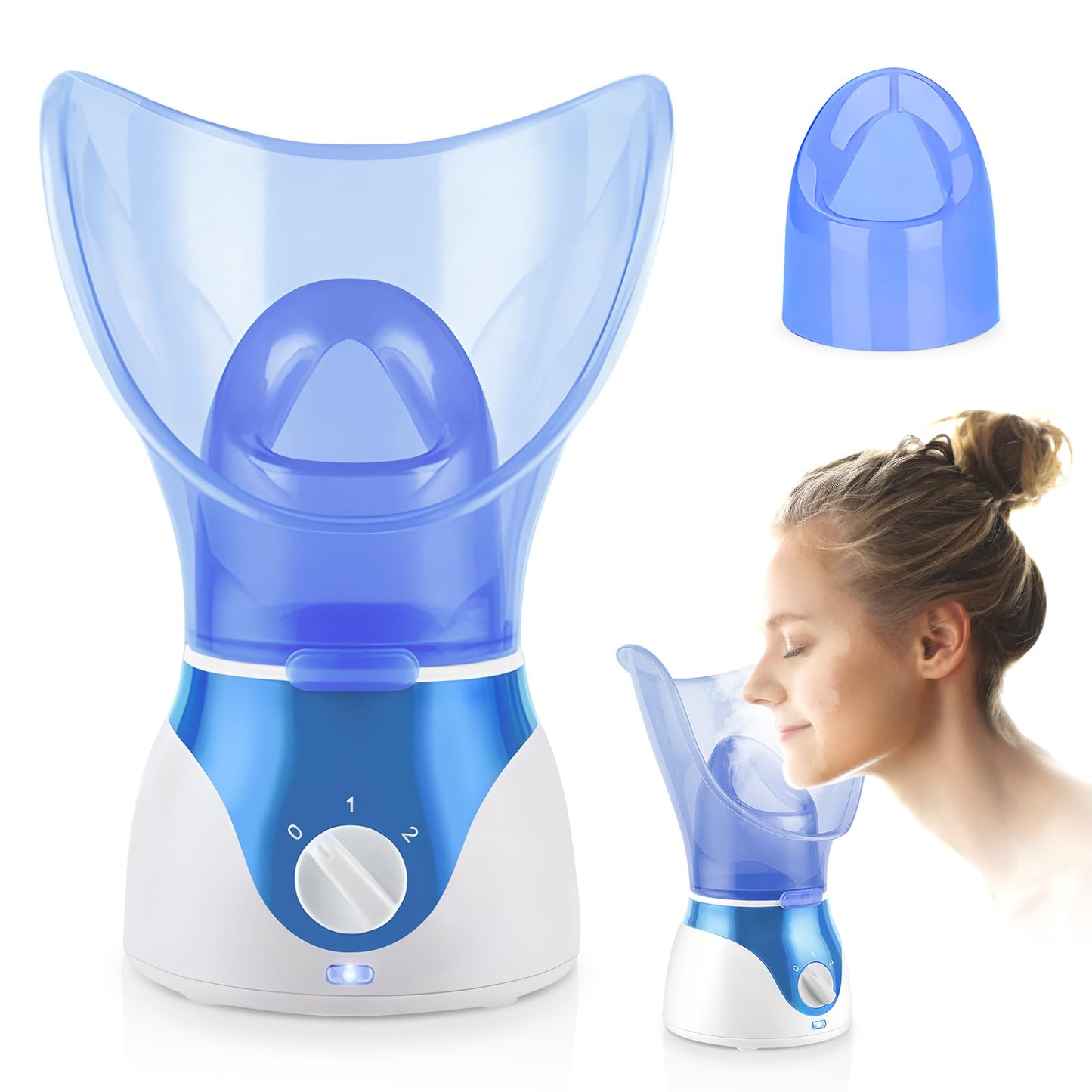 MITEGELO Vaporizador Facial, Sauna Facial de Nano Iónico