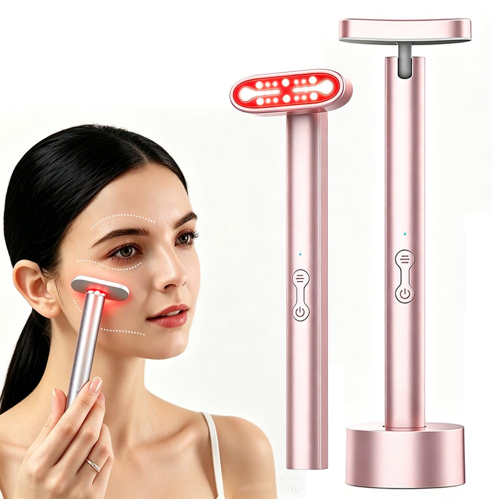 Masajeador para Rostro y Ojos, Efecto Antiarrugas para Relajar la Piel