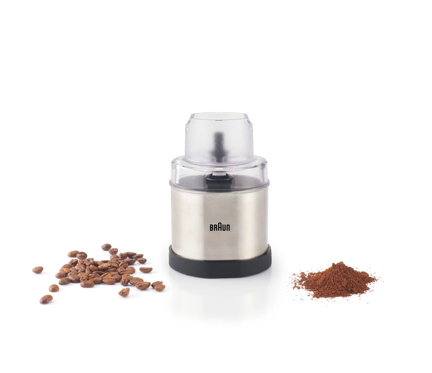 Braun MQS270SI Multiquick - Mezclador de mano para molinillo de café y especias, 1.5 tazas