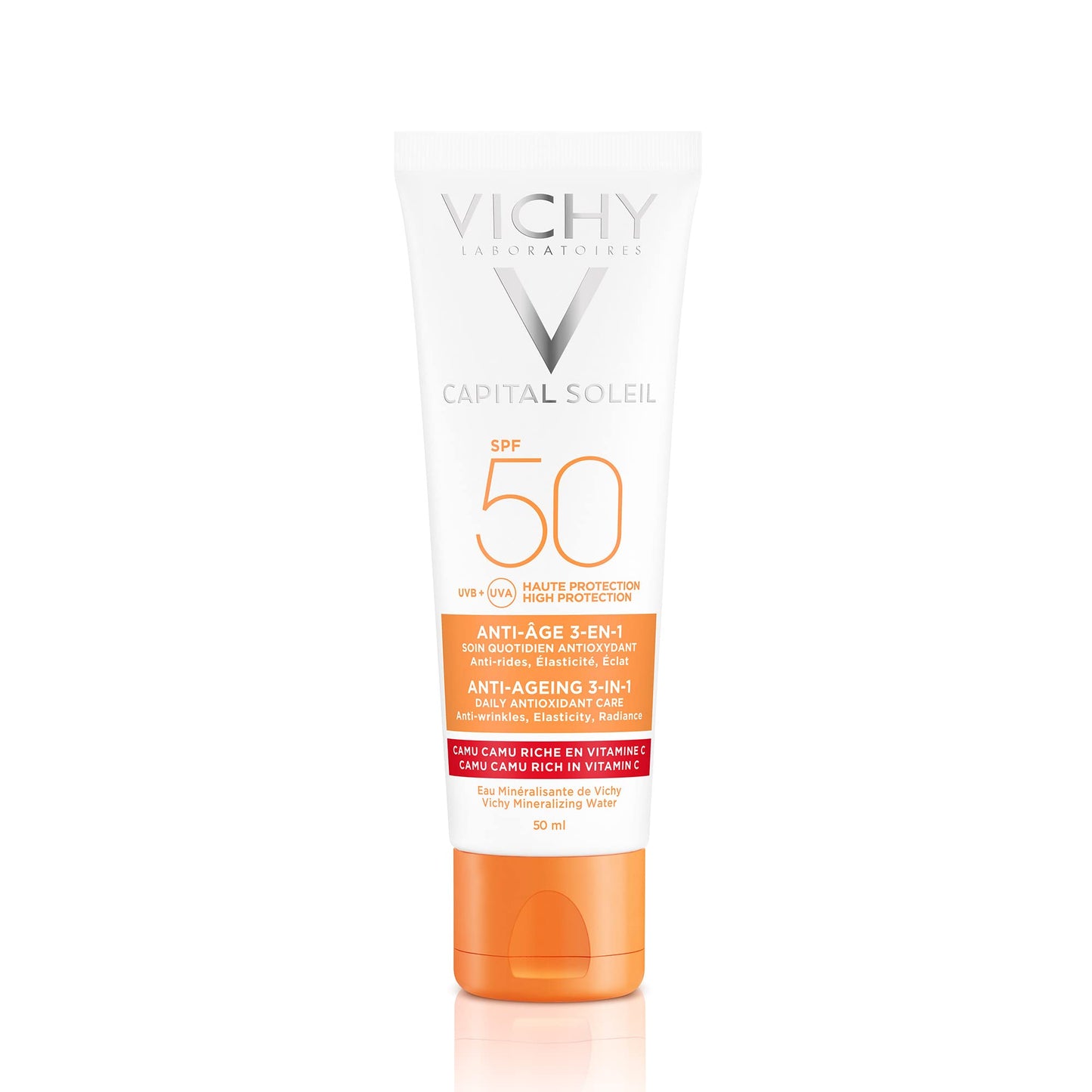 Protector Solar Facial Anti-edad Vichy Toque Seco SPF50 50ml