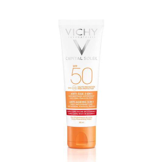 Protector Solar Facial Anti-edad Vichy Toque Seco SPF50 50ml