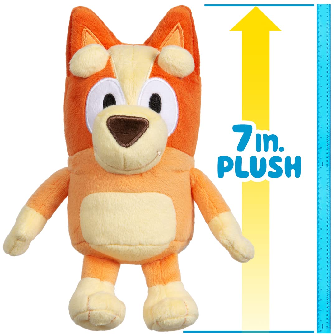 Bluey - Peluche de Bingo, Suave y Agradable, 18 cm de Alto