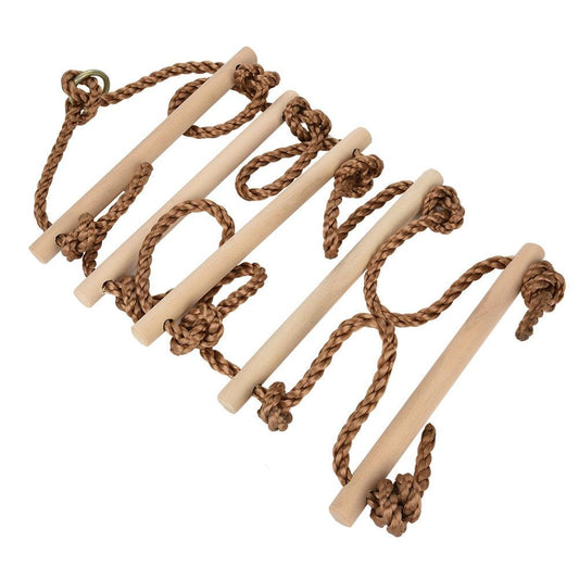 Keenso Climbing Rope Ladder Swing Climb, Hang for Kids Garden Equipment Equipment, Baby Kids Climbing Rope Ladder Swing, previene la obesidad, disminuye la ansiedad, Mantiene un Buen Estado de sueño Otros Juguetes De Exterior Para Niños
