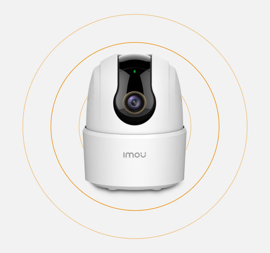 Imou Ranger 2c 3MP-Cámara IP Domo Motorizado WiFi de 3 Megapixeles/Autotracking/Audio Dos Vias/Sirena y Microfono Integrados/Ranura MicroSD/Detección de Humanos/Modo Privacidad