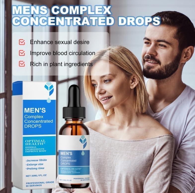 Gotas complejas Blue Horizon para hombres - Nutrición para el crecimiento masculino - 30ML/1FL.OZ (3 piezas)