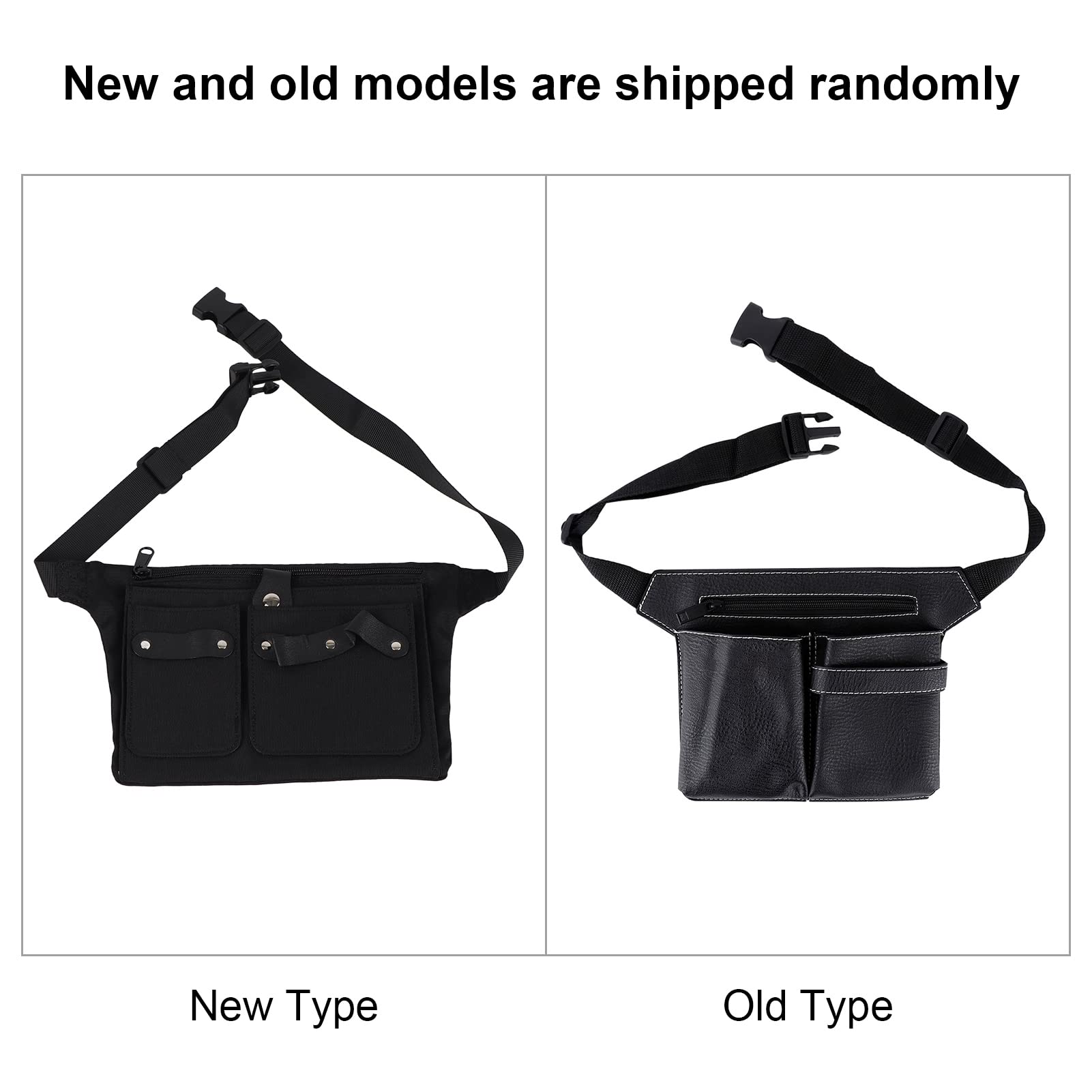 Bolso de Cintura del Peluquero Salon Barber Shears Riñonera, Peluquero Profesional Corte de pelo Cinturón Bolsa Peluquería Salon Tijeras Funda con Funda