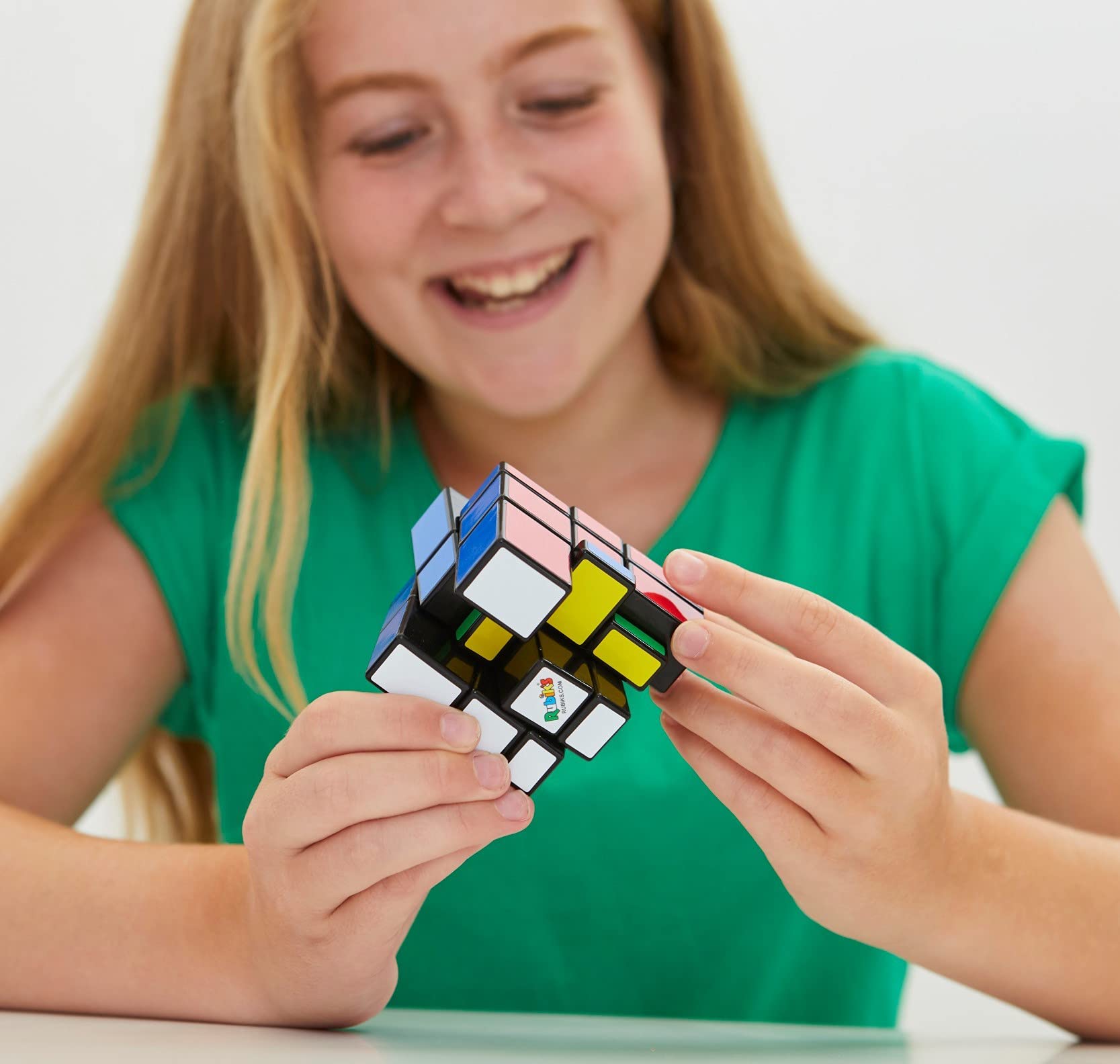 Games Bloques de Rubik'S, Cubo 3x3 Original con un Toque Diferente, Rompecabezas para solución de Problemas difíciles