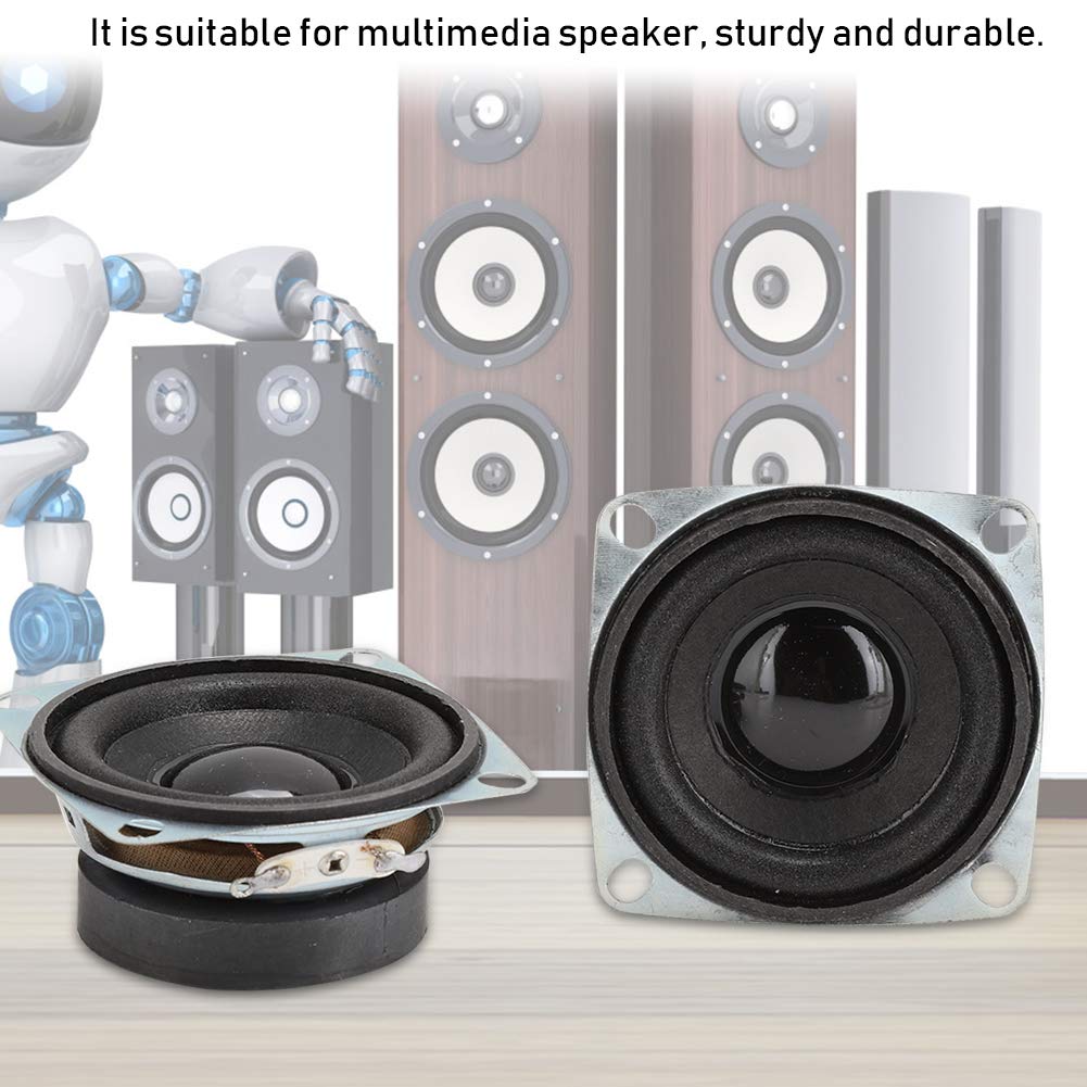 Bocinas Para Auto, 2 Piezas 2 Pulgadas 4Ω 3W Tweeters Para Auto Altoparlante Bluetooth con Bajo Potente Altavoz de Alta Sensibilidad con Bajo Potente