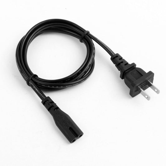 MaxLLTo Cable de alimentación de 2 clavijas para Nikon MH-25, MH-60, MH-61 (Negro, 6 pies, Hembra a hembra)