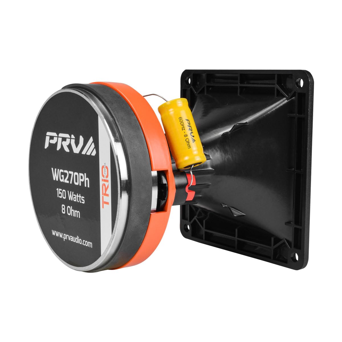 Controlador de Compresión PRV Audio WG270Ph Salida 1 Pulgada 75 Vatios RMS 106.5dB Tweeter Combo Bocina para Audio de Coche