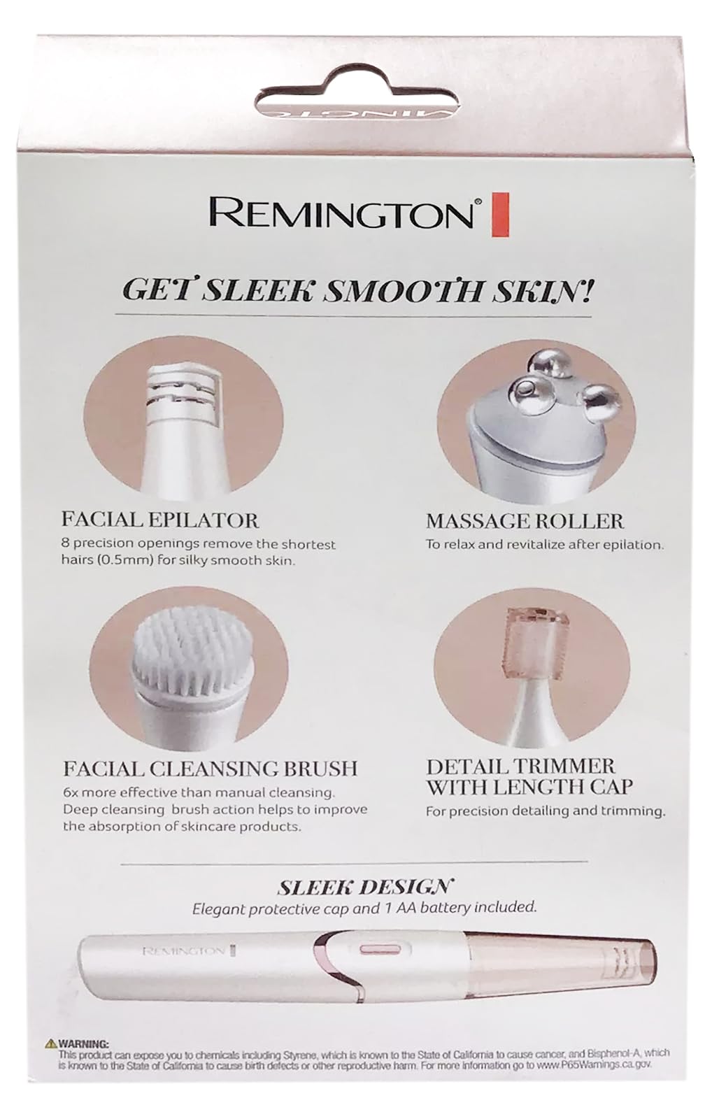 Remington Ultimate Kit de spa para depilación facial