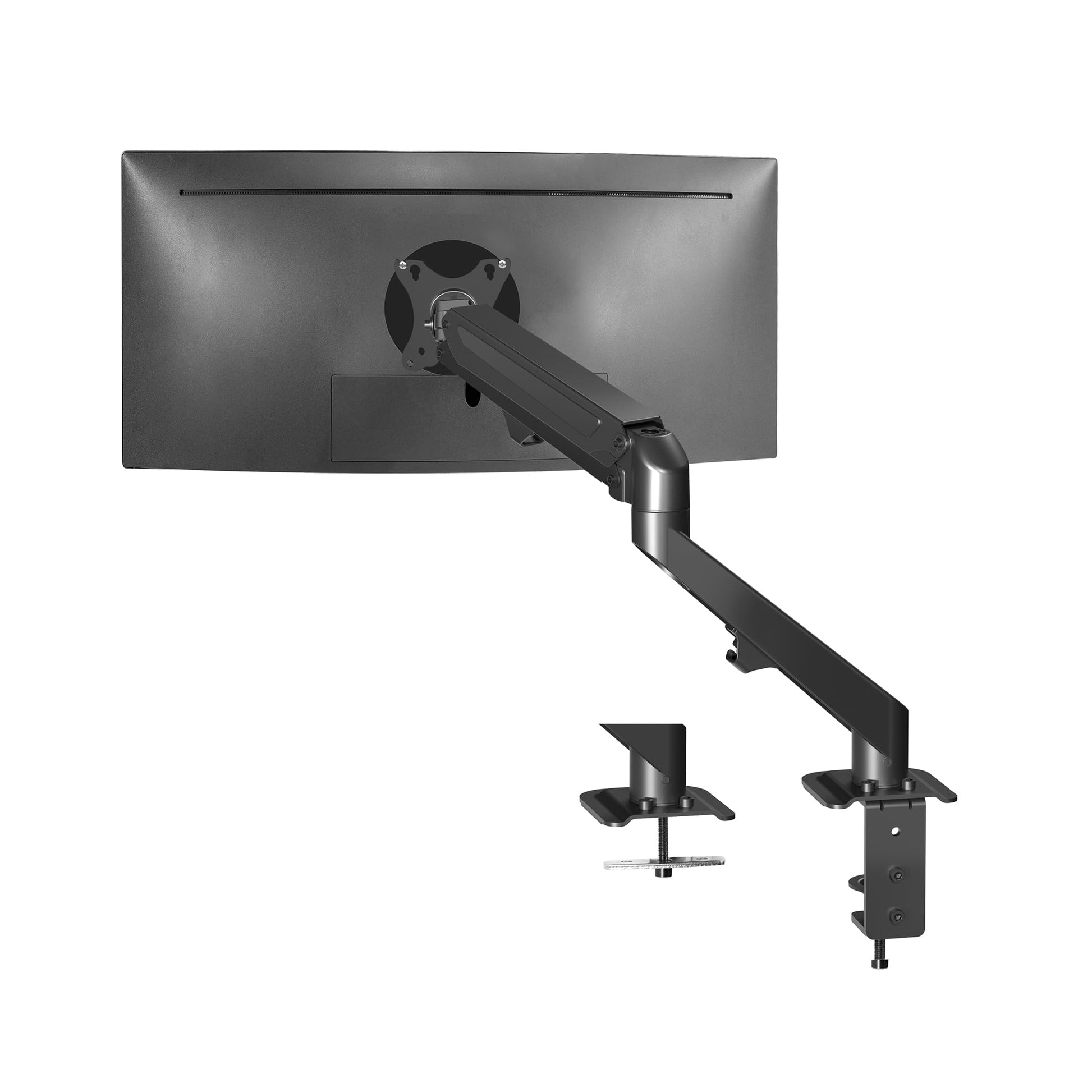 Soporte de Montaje Neumático Articulado VIVO Negro para Pantallas de 17 a 27 Pulgadas con VESA Máx. 100 x 100