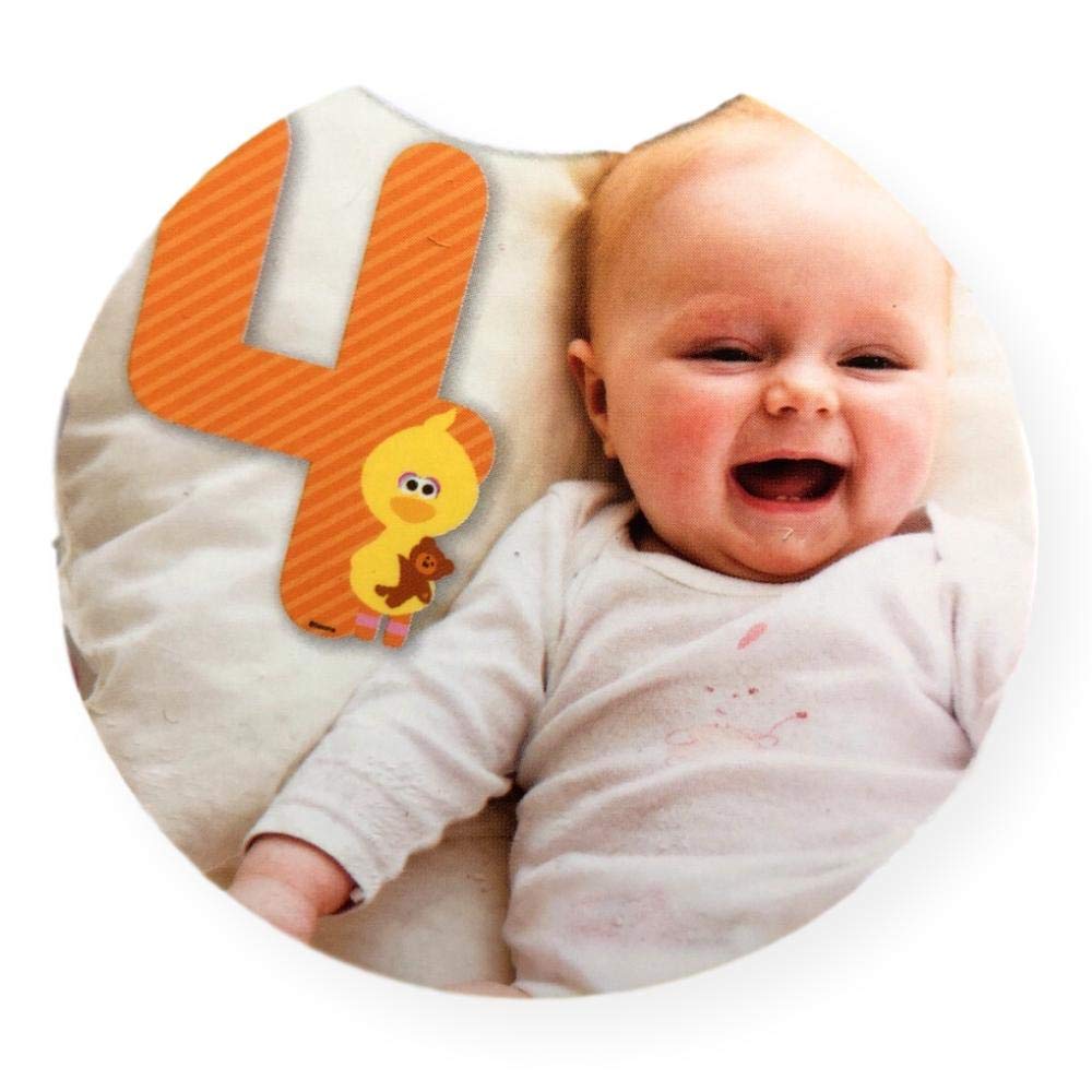 Set de Números Primer Año Sesame Street Personajes Elmo Cookie Monster Big Bird Bert Ernie Jumbo Bebé Unisex