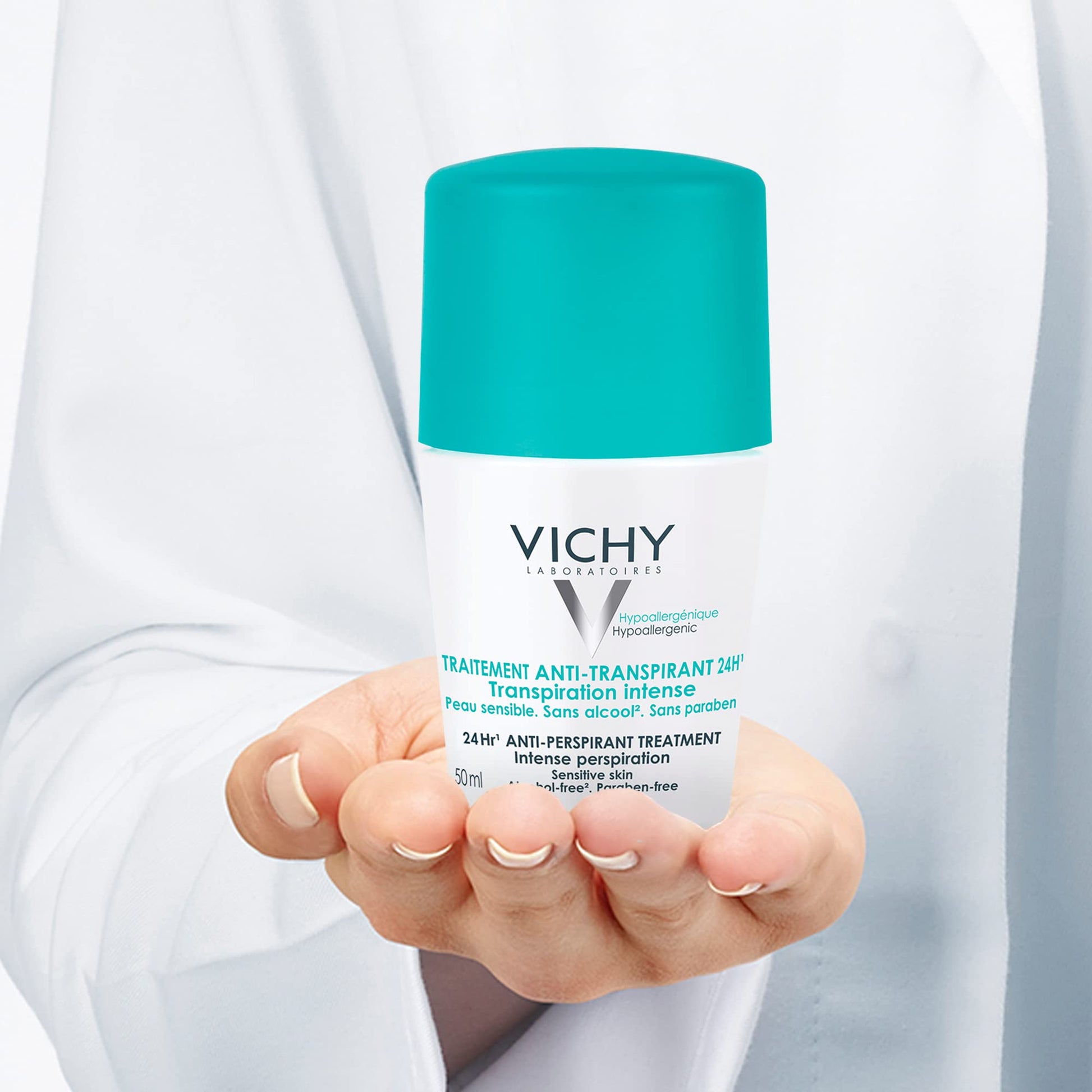 Desodorante Anti-transpirante Regulador para Piel Sensible Roll-On 48H Vichy Deos 50ml