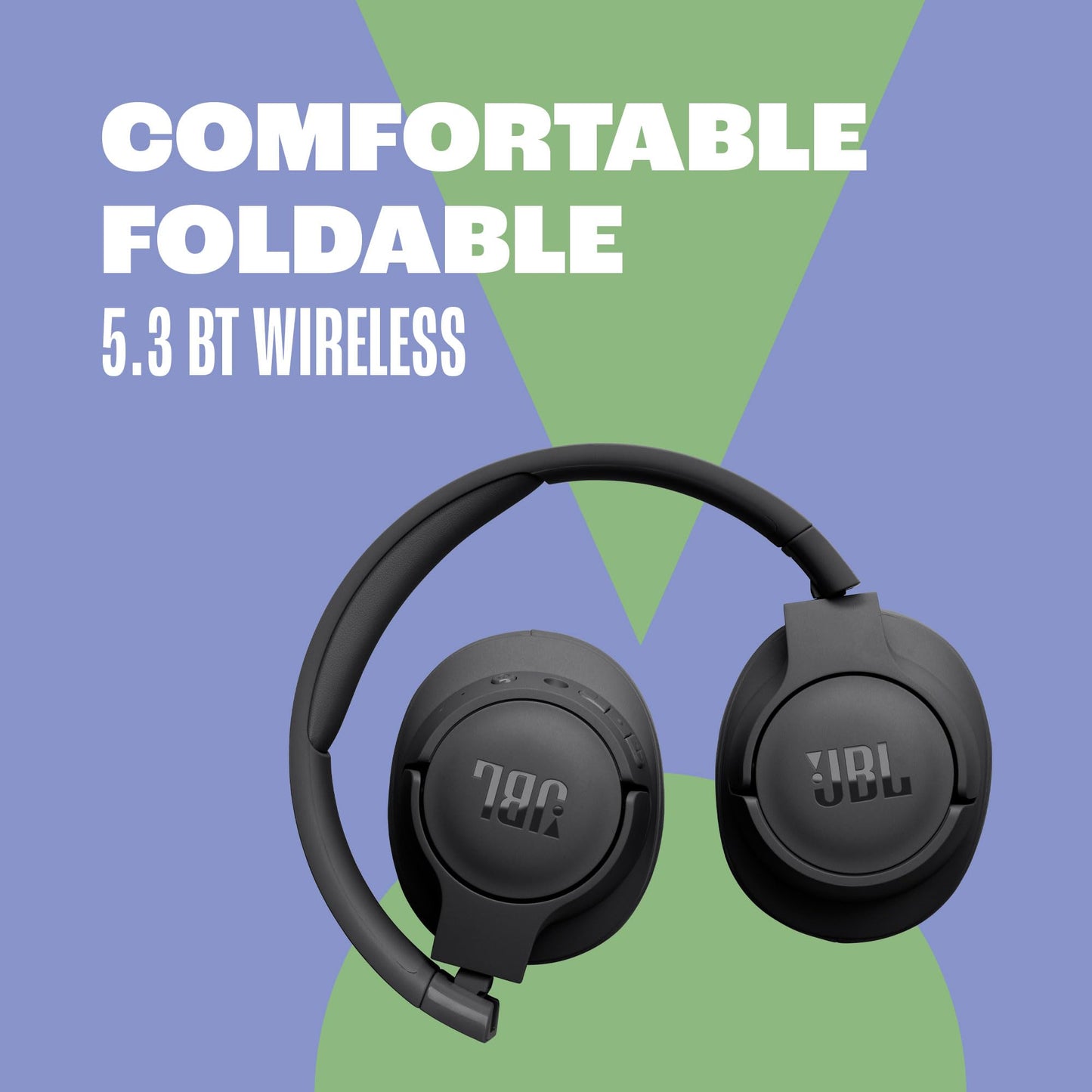 JBL Tune 720BT Audífonos Inalámbricos Bluetooth, Drivers de 40mm, Reproducción 76 Horas, Asistente de Voz - Negro