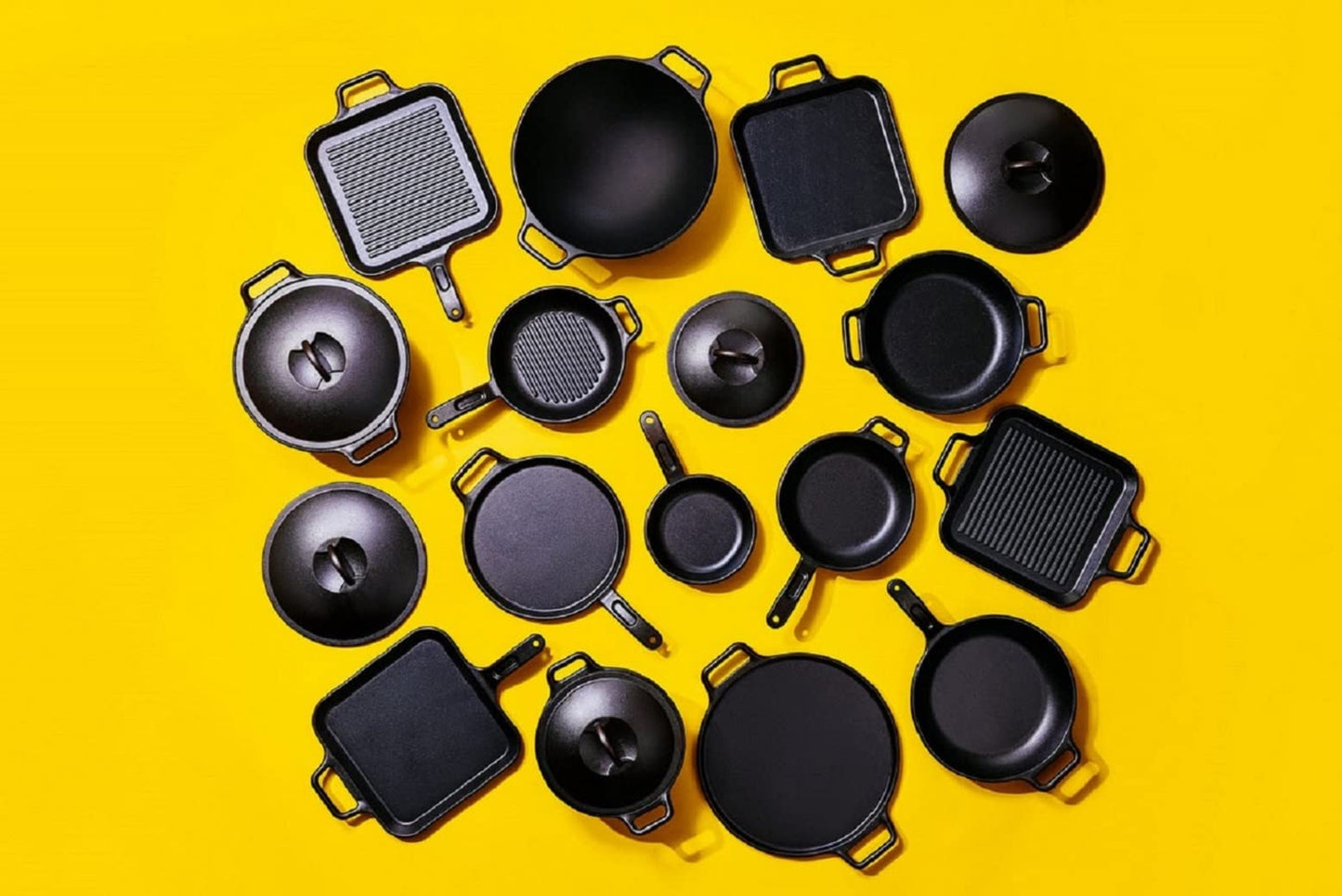 Lodge BOLD - Sartén de hierro fundido sazonado de 12 pulgadas con asas de bucle, utensilios de cocina de diseño