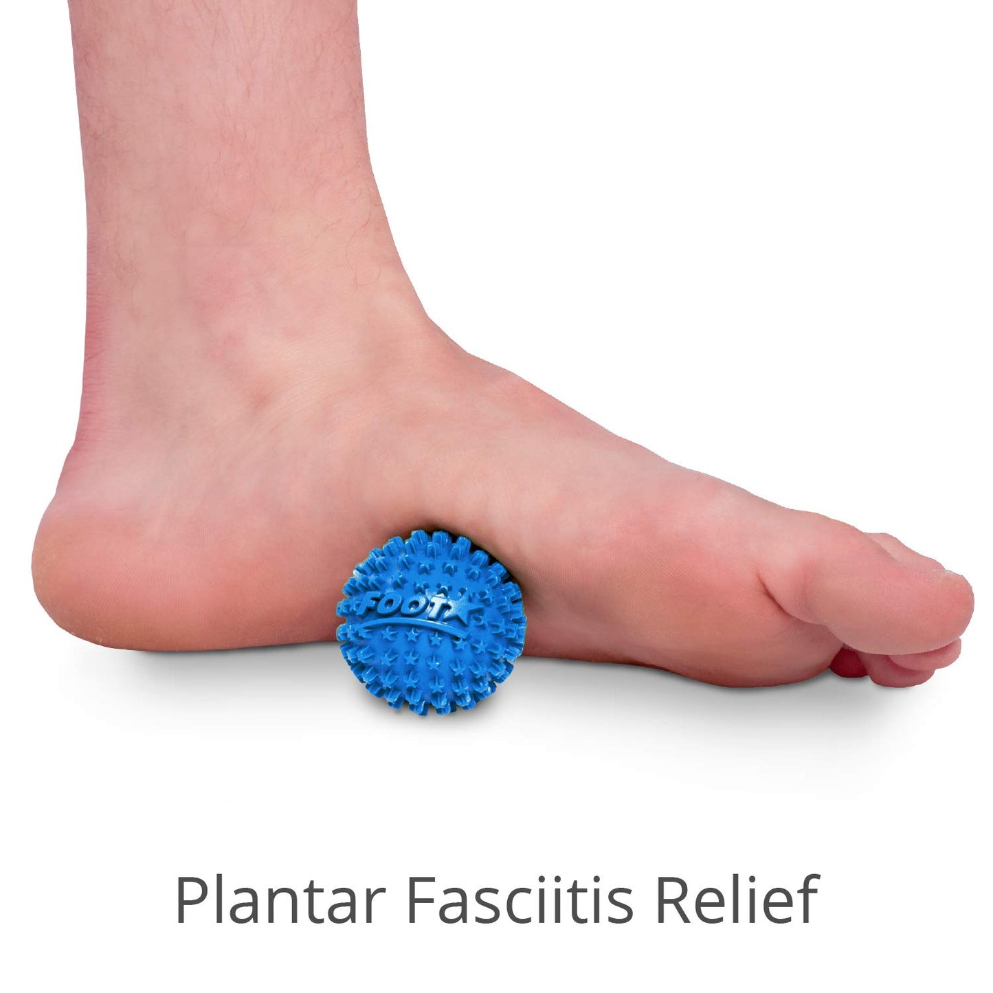 Foot Star Bolas de Masaje Para Pies (Azul Paquetes de 2), Masajeador de Pies y Rodillo de Fascitis Plantar, Bolas Para Aliviar el Estrés del Pie