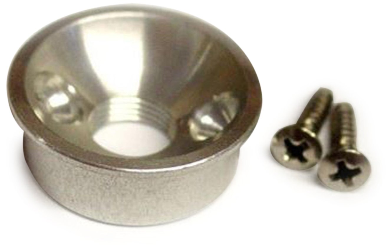Allparts Chrome ElectroSocket Placa Jack Telecaster, Fits 7/8" Diameter Hole