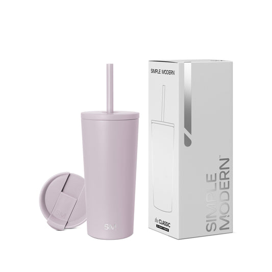 Vaso Aislado Simple Modern Lavender Mist de Acero Inoxidable Classic Colección 590ml