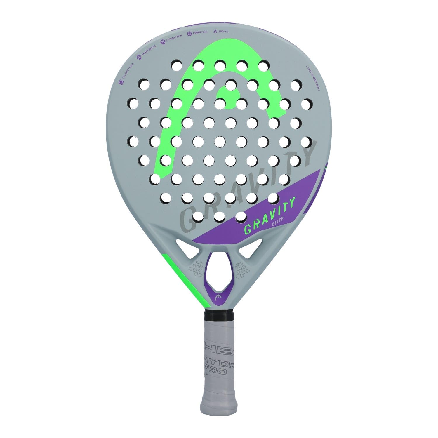 HEAD 228182 Raqueta de Tenis Gravity Elite 2022, Gris, 4 1/4