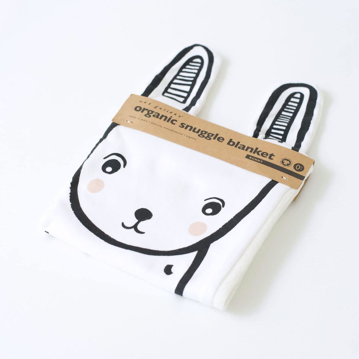 Wee Gallery, manta orgánica de algodón, manta para bebé, Bunny