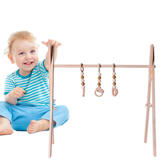 Juguetes de Madera Shakven Pino Plegable para Gimnasio de Recién Nacido