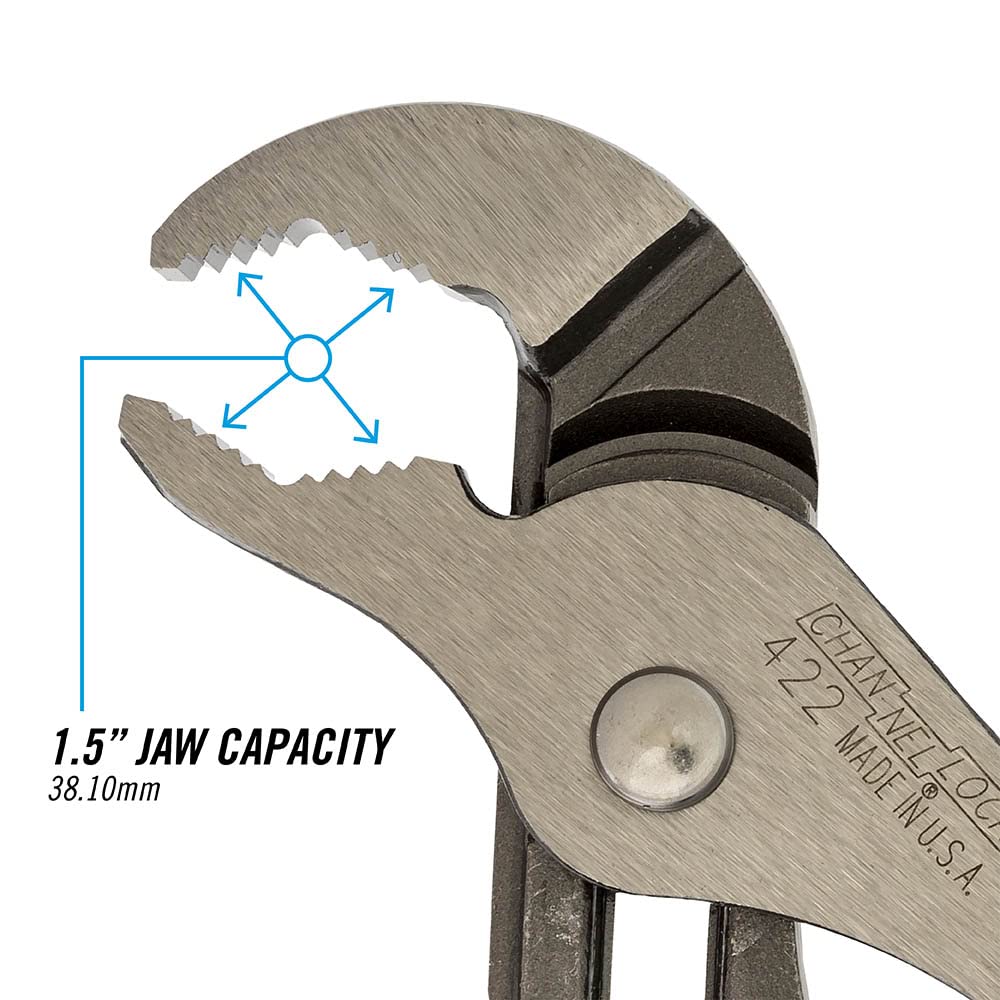 Channellock 422 Pinza de Extensión Mordaza En "V" de 9 1/2"