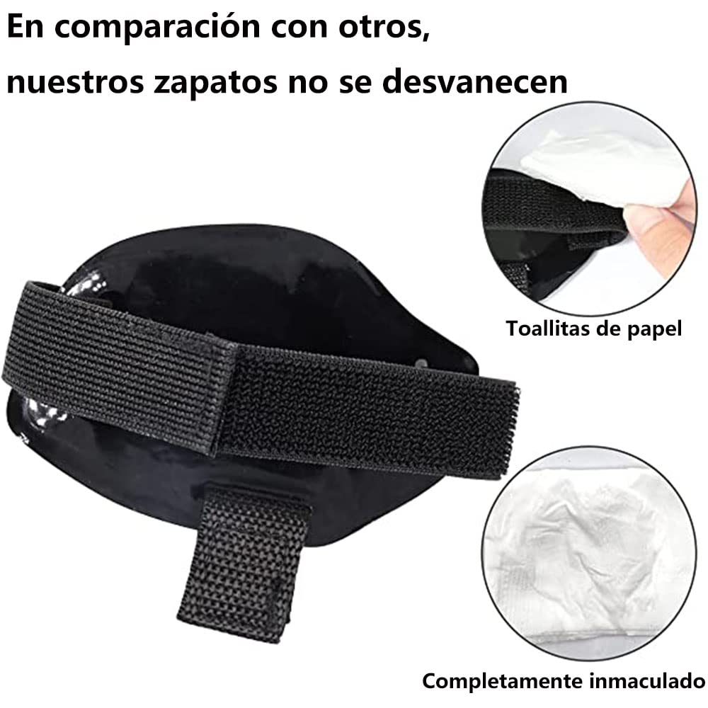 Protector de Botas para Motocicleta Antideslizante de Silicona Rojo