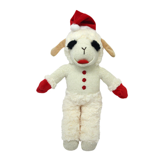 Juguete Multipet Lambchop Rojo Sombrero de Papá Noel para Perro 13 Pulgadas
