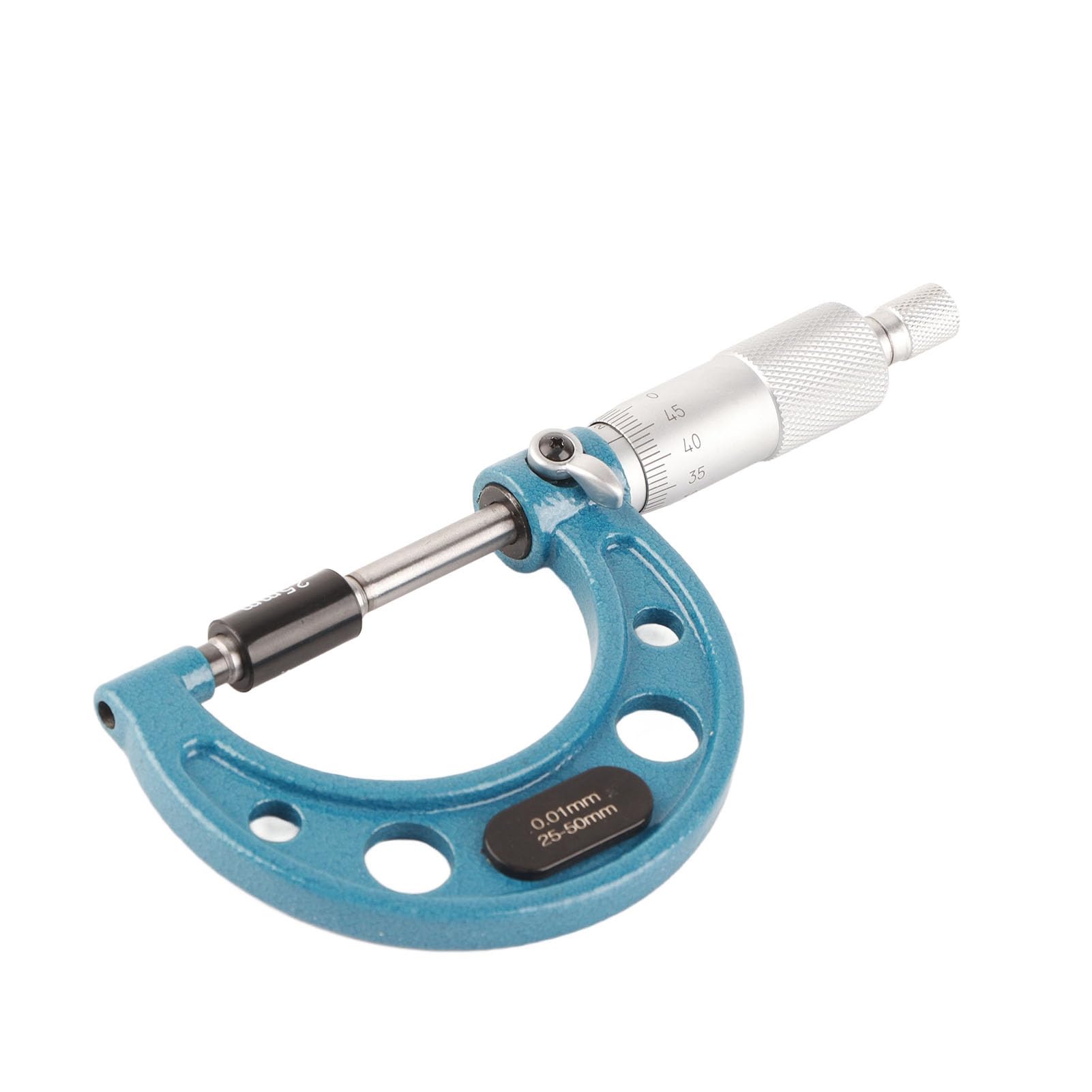 Micrómetro Exterior Precisión 0,01 Mm Acero Inoxidable para Equipos de Maquinaria