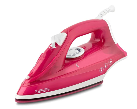 Plancha de Vapor Black + Decker Roja Antiadherente TrueGlide