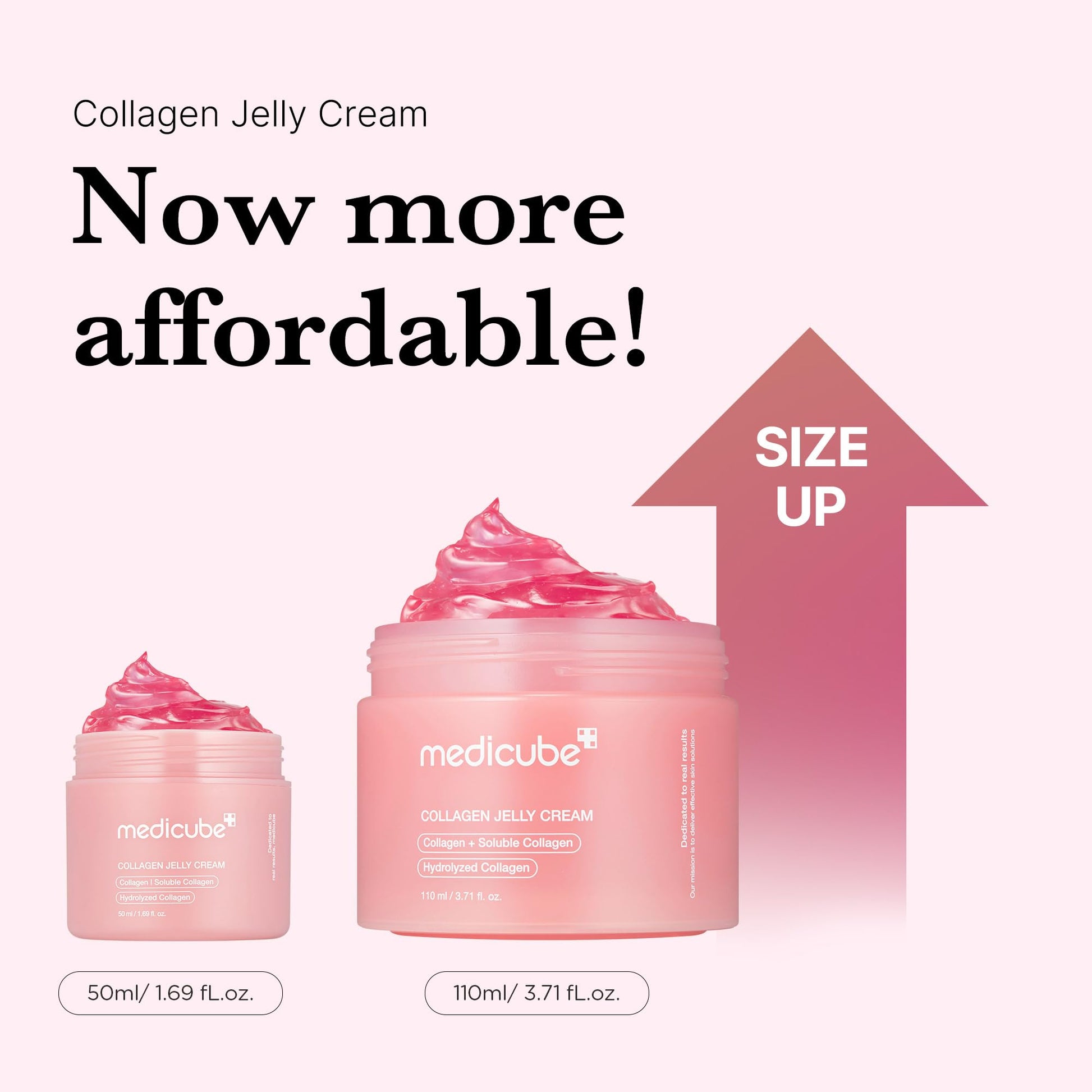 Medicube Crema de Gelatina de Colágeno- Niacinamida y Colágeno Hidrolizado Liofilizado - Aumenta La Hidratación de La Barrera de La Piel y Da Brillo 24H y Aspecto Lifado - Sin Color Artificial, Cuidad