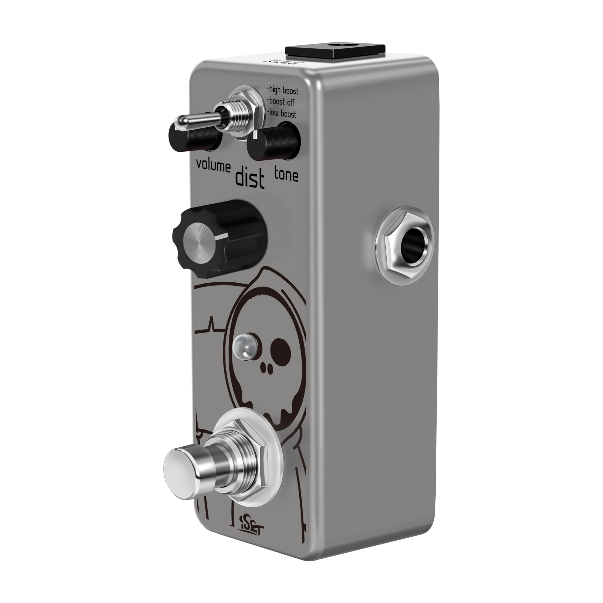 ISET Grim - Pedal de guitarra de metal pesado para guitarra eléctrica, bajo True Bypass