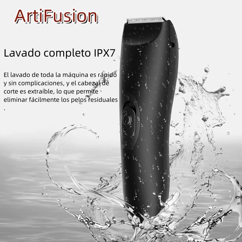 Afeitadora eléctrica para hombre ，recargable, húmeda y seca, maquina afeitar hombre，rasuradora electrica hombre，IPX-7 resistente al agua，Afeitadora ligera para viajar