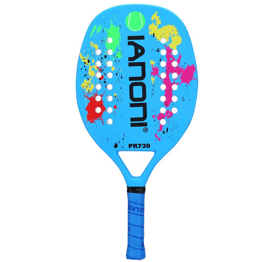 ianoni - Pala de tenis para playa (fibra de carbono, espuma viscoelástica EVA, núcleo de playa, raqueta de tenis), PR730