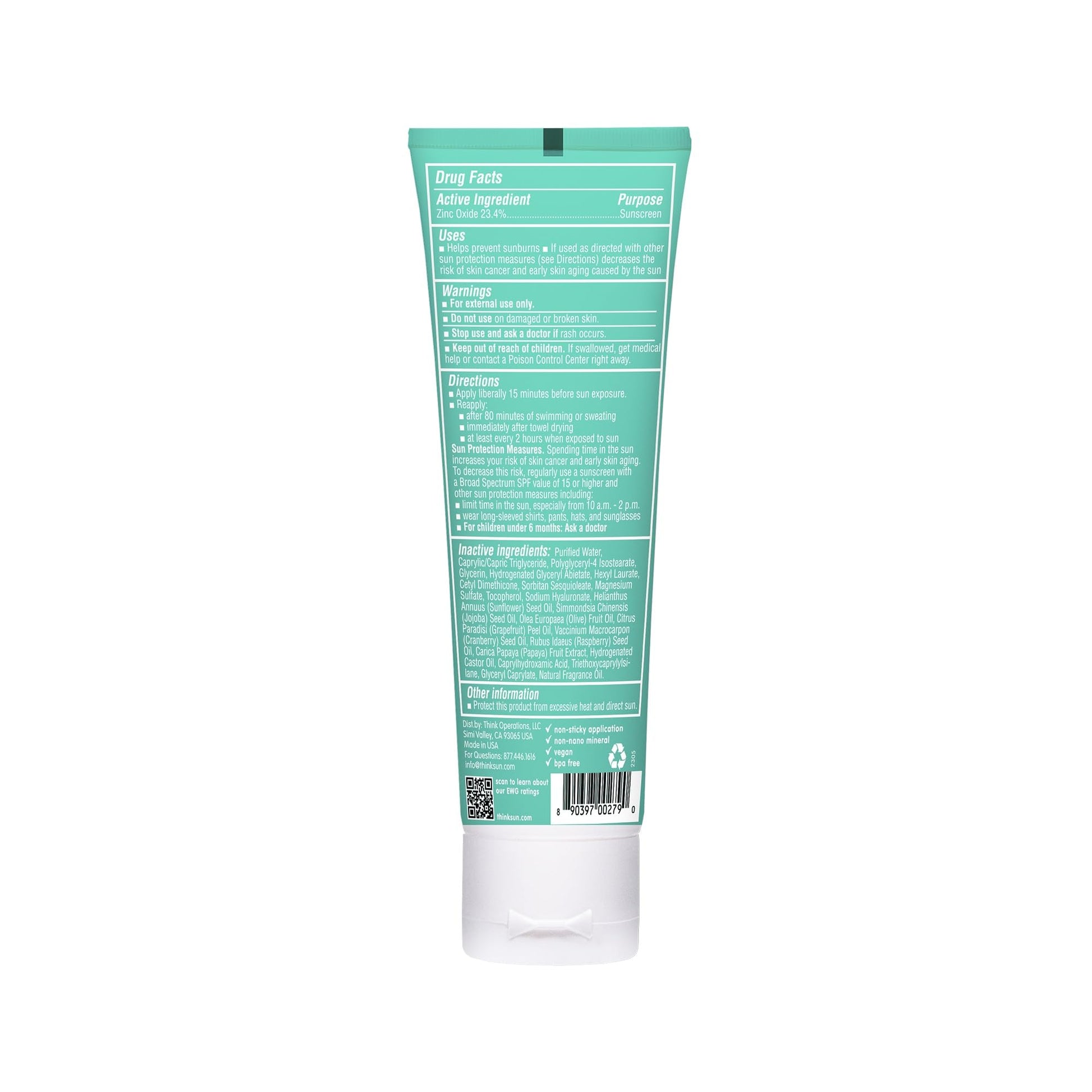 Protector Solar Thinksport SPF 50+ Resistente al Agua para Niños